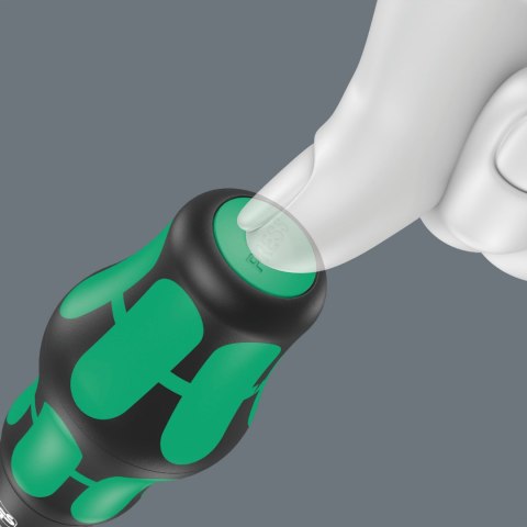 Rękojeść z przekładnią planetarną i uchwytem Rapidator do bitów 1/4", Kraftform Turbo, Wera [05057480001]