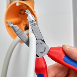 Szczypce VDE do ściągania izolacji, zakres 0,75-1,5/2,5 mm², Knipex [13 46 165]