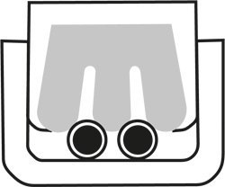 Szczypce do zagniatania z ostrzem bocznym Knipex [97 50 01]