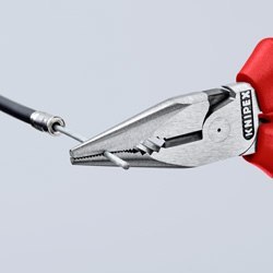 Szczypce uniwersalne z ostro zakończonymi szczękami, 145mm KNIPEX [08 21 145]