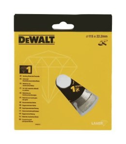 Tarcza diamentowa segmentowa do ciecia na sucho, do szlifierek kątowych 115/2/7,5mm, DeWalt [DT3740-XJ]