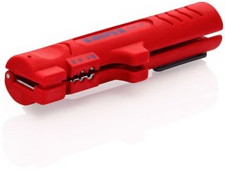 Ściągacz izolacji z kabli płaskich i okrągłych 4-13mm Knipex [16 64 125 SB]
