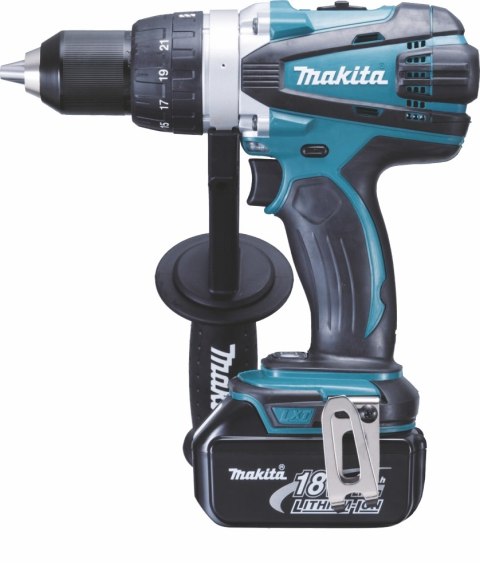 Wiertarko-wkrętarka akumulatorowa 18V Makita [DDF458RTJ] Li-Ion, 2x5,0Ah