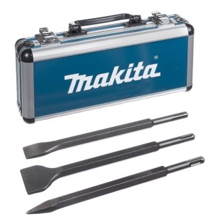 Zestaw 3 szt. dłut i szpicaków SDS+ w walizce, Makita [D-42357]