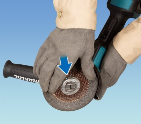 Akumulatorowa szlifierka kątowa 125mm X-Lock, 18V Li-Ion 2x5,0Ah LXT, MAKPAC Makita [DGA519RTJ] obroty 3000-8500obr/min