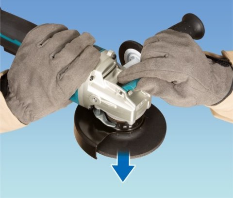 Akumulatorowa szlifierka kątowa 125mm X-Lock, 18V Li-Ion, LXT, MAKPAC Makita [DGA519ZJ]