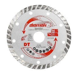 Diamentowa tarcza turbo do cięcia betonu na sucho i mokro, 125mm, serii Diamak, Makita [D-61167]