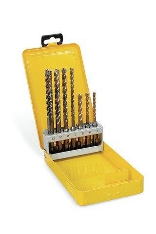 Komplet 7szt. wierteł widiowych do betonu zbrojonego SDS+ z 4 krawędziami tnącymi XLR, DeWalt [DT8976-QZ]