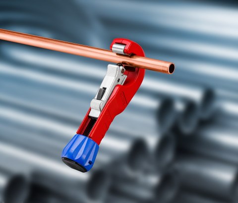 Obcinak do rur miedzianych, mosiężnych i ze stali nierdzewnej o średnicach 6-35 mm, KNIPEX [90 31 02 SB]