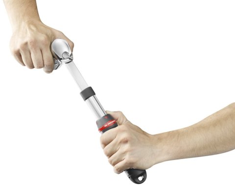 Pyłoszczelna grzechotka wydłużana 1/2", z uchwytem teleskopowym 264-397mm, 72 zęby, FACOM [SXL.161PB]