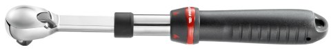 Pyłoszczelna grzechotka wydłużana 1/2", z uchwytem teleskopowym 264-397mm, 72 zęby, FACOM [SXL.161PB]