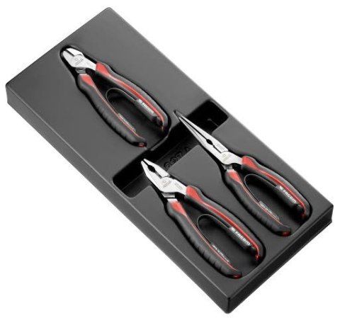 Wózek warsztatowy 8-szufladowy czerwony z 9 wkładami 114 narzędzi Facom [SPOTLIGHTJET8M]