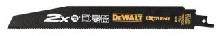 Zestaw 5 szt. brzeszczotów bagnetowych HCS do piły szablastej do prac zgrubnych, 10 zębów/cal, długość 228 mm, Dewalt [DT2308L-Q