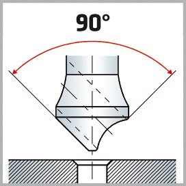 Zestaw 5szt.: 3 pilników obrotowych do metalu: ZYA-S, WRC, SPG i 2 pogłębiaczy stożkowych HSS Cobalt Alpen [0776000002100]