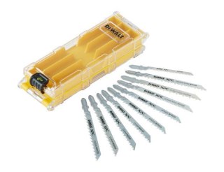 Zestaw brzeszczotów do cięcia drewna, do wyrzynarek, 10szt. XPC DeWalt [DT2296-QZ]