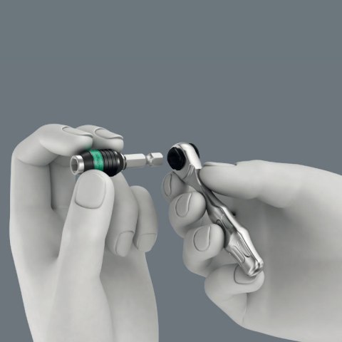 Zestaw końcówek, nasadek 1/4" z grzechotką Zyklop Mini 1 i rękojeścią wkrętakową, 39szt. Bicycle Set 3 WERA [05004172001]