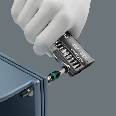 Zestaw końcówek, nasadek 1/4" z grzechotką Zyklop Mini 1 i rękojeścią wkrętakową, 39szt. Bicycle Set 3 WERA [05004172001]