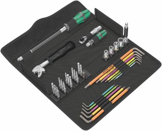 Zestaw narzędzi wkrętakowych Kraftform Kompakt F 1 do montażu okien z grzechotką Zyklop Mini 1, 2go Wera [05134013001]