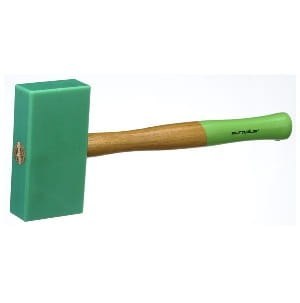 Freund młotek PVC 155 × 35 × 85 mm - trzonek drewniany