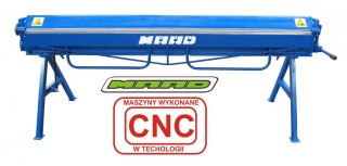 Zaginarka giętarka dekarska blacharska MAAD ZG-2500/1.0mm