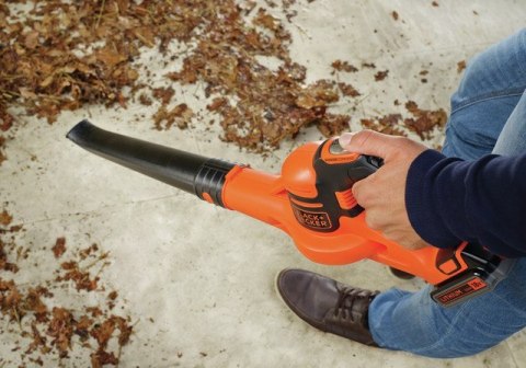 Akumulatorowa dmuchawa do liści, 18V Li-Ion, 2,0Ah, Black+Decker [GWC1820PC-QW]