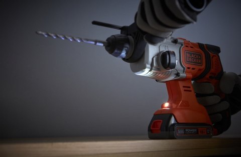 Akumulatorowa młotowiertarka SDS+, 18 V, Black+Decker [BCD900B-XJ]