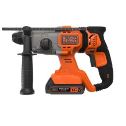 Akumulatorowa młotowiertarka SDS+, 18V, 2x2,5Ah, Black+Decker [BCD900E2K-QW]