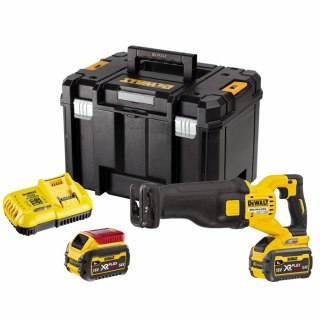 Akumulatorowa piła szablasta 54 V FLEXVOLT, Li-lon, 2 x 6,0 Ah, TSTAK, DeWalt [DCS389T2-QW]