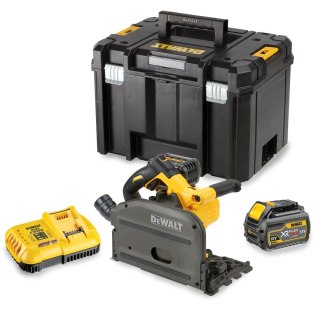 Akumulatorowa pilarka tarczowa, zagłębiarka 165mm, 54V 2x6,0Ah Li-lon DeWALT [DCS520T2-QW]