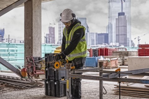 Akumulatorowa szlifierka kątowa FlexVolt 125 mm, 54V Li-Ion, DeWALT [DCG418N-XJ]