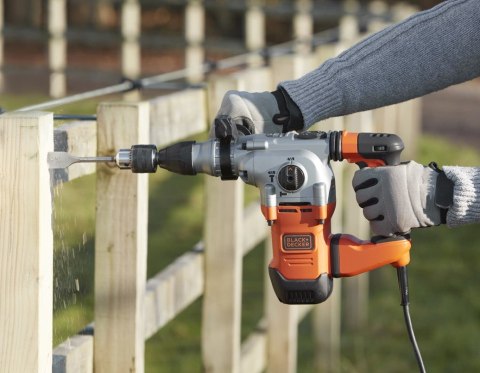 Młotowiertarka SDS+ do wiercenia i podkuwania, 1250W, BLACK+DECKER [BEHS03K-QS]