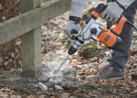 Młotowiertarka SDS+ do wiercenia i podkuwania, 1250W, BLACK+DECKER [BEHS03K-QS]
