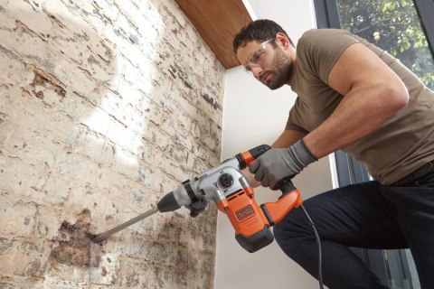 Młotowiertarka SDS+ do wiercenia i podkuwania, 1250W, BLACK+DECKER [BEHS03K-QS]