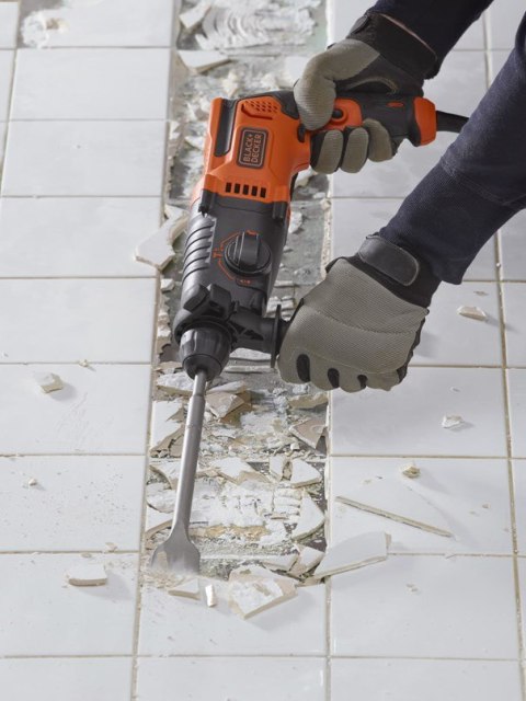 Młotowiertarka SDS+ do wiercenia i podkuwania, 650W, BLACK+DECKER [BEHS01K-QS]