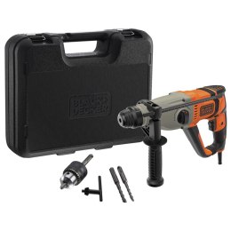 Młotowiertarka SDS+ do wiercenia i podkuwania, 800W, BLACK+DECKER [BEHS02K-QS]