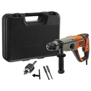 Młotowiertarka SDS+, 3 tryby pracy, 800W, BLACK+DECKER [BEHS02K-QS]