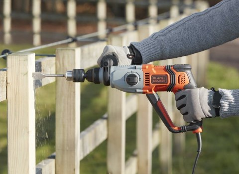 Młotowiertarka SDS+, 3 tryby pracy, 800W, BLACK+DECKER [BEHS02K-QS]