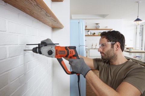 Młotowiertarka SDS+, 3 tryby pracy, 800W, BLACK+DECKER [BEHS02K-QS]