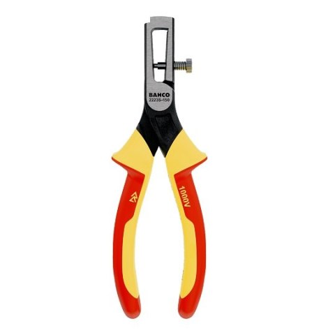 Regulowane szczypce do ściągania izolacji, 0,5-5mm, wielokomponentowe rękojeści VDE, Bahco [2223 S-150]