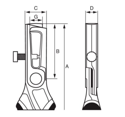 Regulowane szczypce do ściągania izolacji, 0,5-5mm, wielokomponentowe rękojeści VDE, Bahco [2223 S-150]