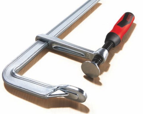 Ścisk śrubowy ślusarski stalowy 600x120 mm, BESSEY [GZ60-12KG]