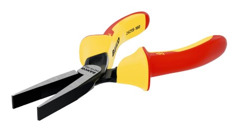 Szczypce płaskie długie 140mm bez ucinaka, rękojeść wielokomponentowa VDE, Bahco [2421S-140]