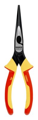 Szczypce półokrągłe wydłużone 160mm, rękojeść wielokomponentowa VDE, Bahco [2430 S-160]