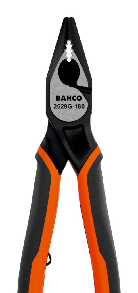 Szczypce uniwersalne z końcówkami półokrągłymi, kombinerki 200mm, Ergo Bahco [2629G-200]