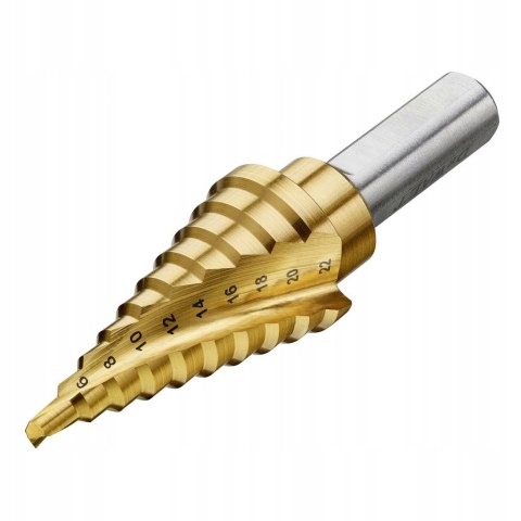 Wiertło stopniowe HSS-TIN do metalu, 4,0 - 22,0mm, EXTREME IMPACT, DeWalt [DT90246-QZ]