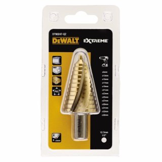 Wiertło stopniowe HSS-TIN do metalu, 5,0 - 35,0mm, EXTREME IMPACT, DeWAlt [DT90247-QZ]
