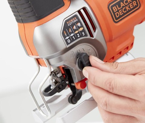 Wyrzynarka elektryczna 650 W, kufer Black&Decker [BES610K-QS]