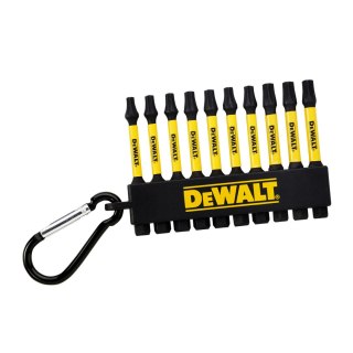 Zestaw 10 szt. końcówek udarowych 1/4' Torx 57mm DeWalt [DT7275-QZ]