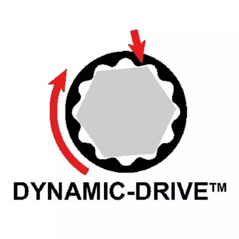 Zestaw 10szt. ręcznych nasadek 12-kątnych 1/2", 10-22mm, na listwie Bahco [7810MB]