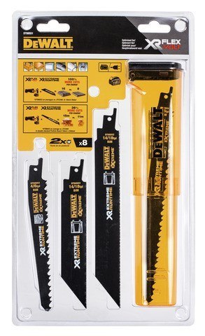 Zestaw 8 szt. różnych brzeszczotów bagnetowych XR Extreme Runtime do piły szablastej Dewalt [DT99551-QZ]